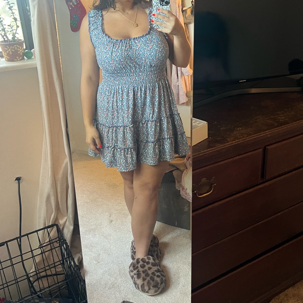 large Urban Outfitters Floral Dress